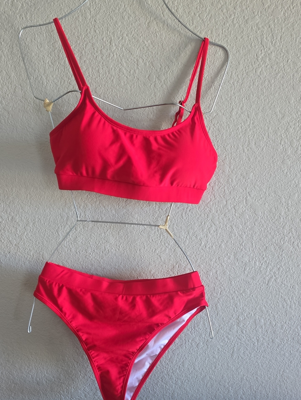 Women's Red Bikini Set - Classic Two-Piece Swimwear